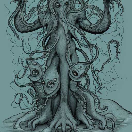 Monsters from the Lovecraft Cthulhu Mythos in VTT maps